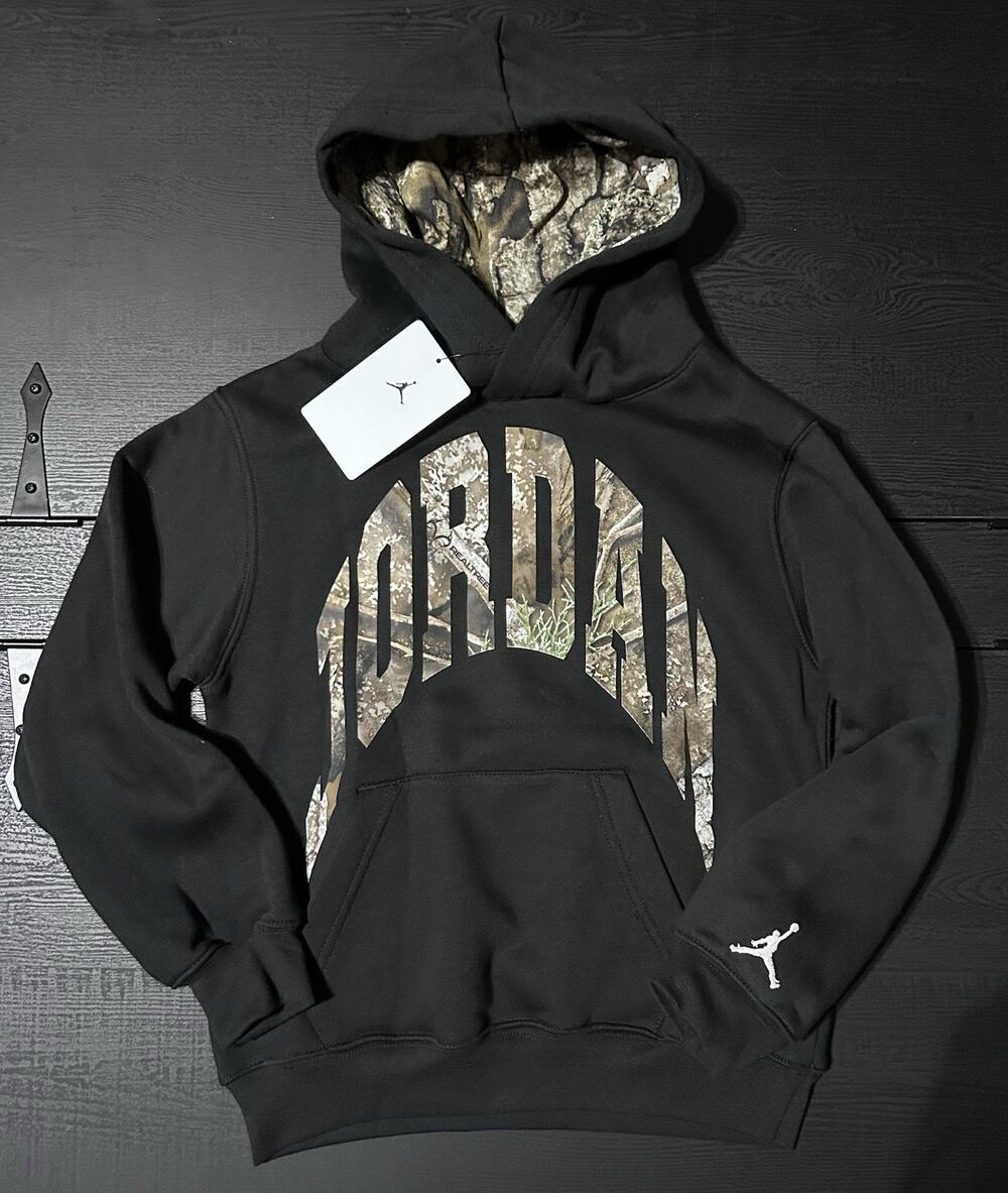 Jordan Boys' Realtree Print Full Hoodie Size Small (8-10)